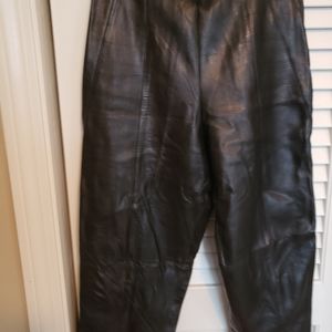Wilson Leather Vintage Genuine leather straight leg pants